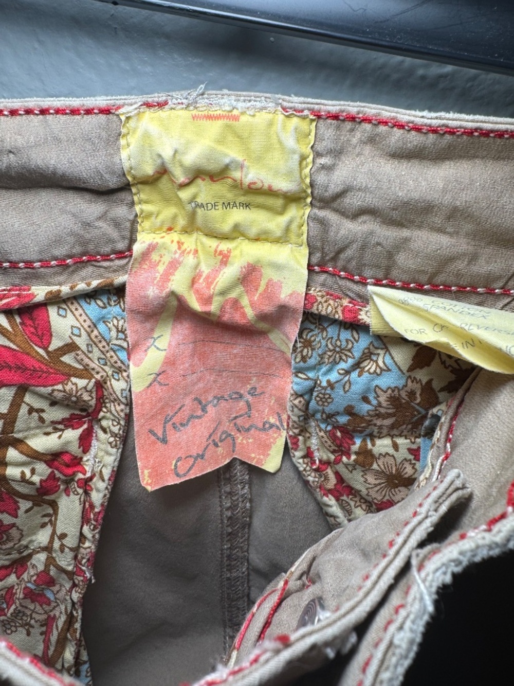 Marlow Vintage Tan Original Shorts 29 - Picture 7 of 9